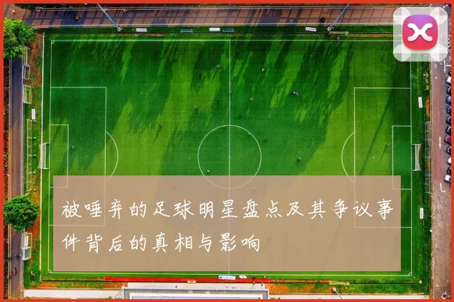被唾弃的足球明星盘点及其争议事件背后的真相与影响